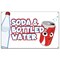 Signmission Soda & Bottled Water Banner Concession Stand Food Truck Single Sided B-Soda & Bottled Water19 - alternate 1